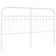 vidaXL fehér fém fejtámla 150 cm ágy és ágykellék