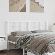 vidaXL fehér fém fejtámla 160 cm ágy és ágykellék