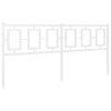vidaXL fehér fém fejtámla 180 cm (374326)