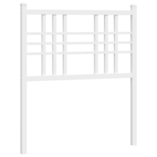 vidaXL fehér fém fejtámla 80 cm (376400) ágy és ágykellék