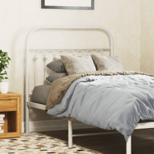 vidaXL fehér fém fejtámla 90 cm ágy és ágykellék