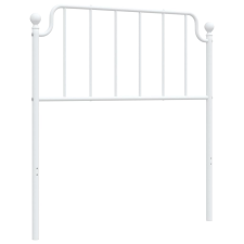 vidaXL fehér fém fejtámla 90 cm (373964) ágy és ágykellék