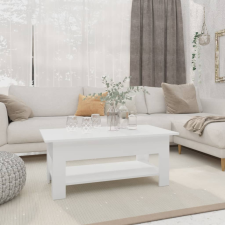 vidaXL fehér forgácslap dohányzóasztal 102 x 55 x 42 cm bútor