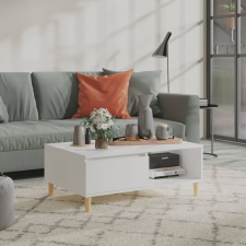 vidaXL fehér forgácslap dohányzóasztal 90 x 60 x 35 cm bútor