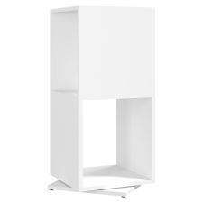 vidaXL fehér forgácslap forgószekrény 34,5x34,5x75,5 cm (339557) bútor