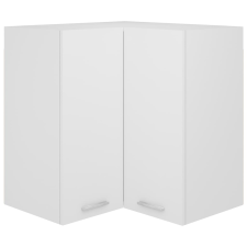 vidaXL fehér forgácslap függő sarokszekrény 57 x 57 x 60 cm (802537) bútor