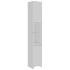 vidaXL fehér forgácslap fürdőszobaszekrény 30 x 30 x 183,5 cm (802669) fürdőszoba bútor