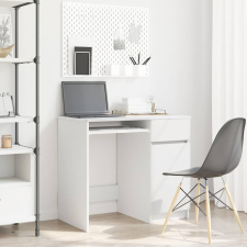 vidaXL fehér forgácslap íróasztal 86x49x76 cm íróasztal