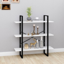 vidaXL fehér forgácslap könyvszekrény 100 x 30 x 105 cm bútor