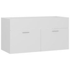 vidaXL fehér forgácslap mosdószekrény 90 x 38,5 x 46 cm (804665) fürdőszoba bútor