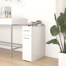 vidaXL fehér forgácslap patikaszekrény 20 x 45,5 x 60 cm bútor