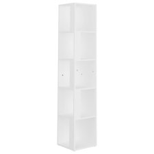 vidaXL fehér forgácslap sarokszekrény 33 x 33 x 164,5 cm (809044) bútor