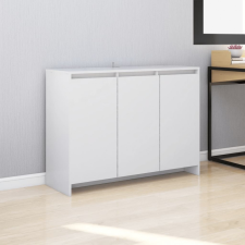 vidaXL Fehér forgácslap tálalószekrény 102 x 33 x 75 cm bútor