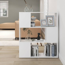vidaXL fehér forgácslap térelválasztó könyvszekrény 80 x 24 x 94 cm bútor