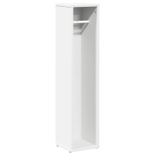 vidaXL fehér fürdőszobaszekrény tekercstartóval 20,5x20x90 cm (858506) fürdőszoba bútor