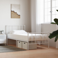 vidaXL fehér H2/H3 keménységű habmatrac 100 x 210 cm (4016632) ágy és ágykellék
