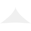 vidaXL Fehér háromszögű oxford-szövet napvitorla 3,5 x 3,5 x 4,9 m