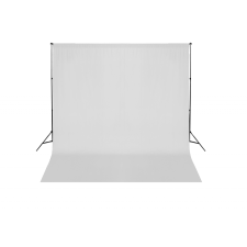vidaXL Fehér Háttértartó Szerkezet / Háttér 600 x 300 cm világítás