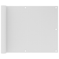 vidaXL fehér HDPE erkélyparaván 75 x 300 cm kerti bútor