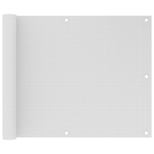 vidaXL fehér HDPE erkélyparaván 75 x 500 cm kerti bútor