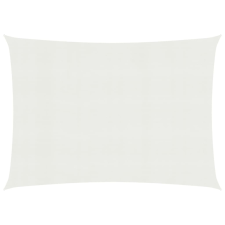 vidaXL fehér HDPE napvitorla 160 g/m² 5 x 6 m kerti bútor