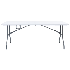 vidaXL fehér HDPE összecsukható kerti asztal 180 x 72 x 72 cm (48829) kerti bútor