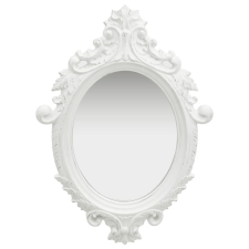 vidaXL fehér kastély stílusú fali tükör 56 x 76 cm bútor