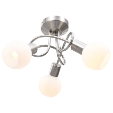 vidaXL fehér kerámia lámpaernyős mennyezeti lámpa 3 db E14-es izzóhoz világítás
