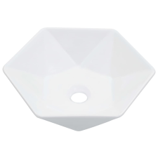vidaXL fehér kerámia mosdókagyló 41 x 36,5 x 12 cm (143913) szaniter