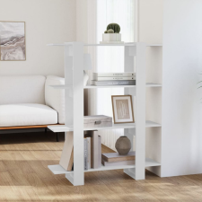 vidaXL fehér könyvszekrény/térelválasztó 100x30x123,5 cm bútor