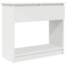 vidaXL fehér konzolasztal fiókokkal 85,5x38,5x74,5 cm (861391) bútor