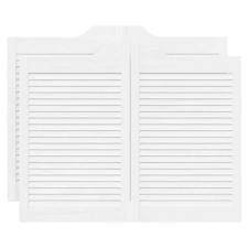 vidaXL fehér lengőajtók lamellás kialakítású 2 pár 80x100 cm (4107143) nyílászáró