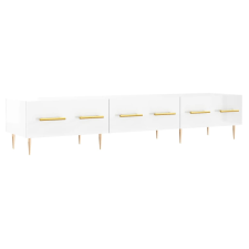 vidaXL fehér magasfényű műfa TV-szekrény 150x36x30 cm (829142) bútor