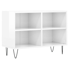 vidaXL fehér magasfényű szerelt fa TV-szekrény 69,5x30x50 cm (826966) bútor