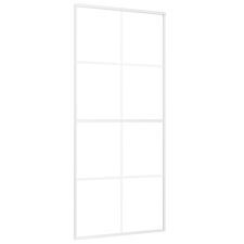 vidaXL fehér matt ESG üveg és alumínium tolóajtó 90x205 cm (151673) nyílászáró