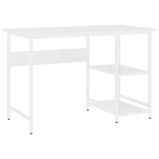 vidaXL fehér MDF és fém számítógépasztal 105 x 55 x 72 cm (20551) bútor