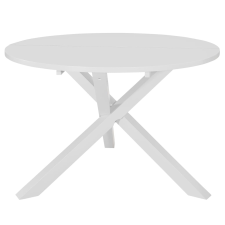 vidaXL fehér MDF étkezőasztal 120 x 75 cm bútor