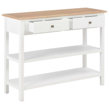 vidaXL fehér MDF tálalószekrény 110 x 35 x 80 cm (280029) bútor