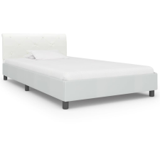 vidaXL fehér műbőr ágykeret 100 x 200 cm ágy és ágykellék