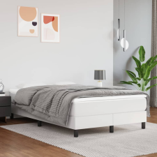 vidaXL fehér műbőr rugós ágykeret 120x200 cm ágy és ágykellék