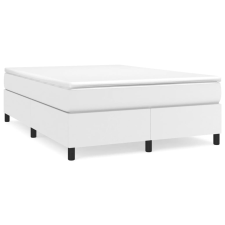 vidaXL fehér műbőr rugós ágykeret 140x190 cm (3121042) ágy és ágykellék