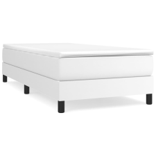 vidaXL fehér műbőr rugós ágykeret 80 x 200 cm (3120665) ágy és ágykellék