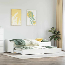 vidaXL fehér nappali ágy matrac nélkül IRUN 90x200 cm bútor