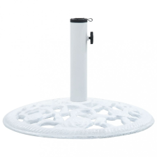 vidaXL Fehér öntöttvas napernyőtalp 12 kg 48 cm kerti bútor