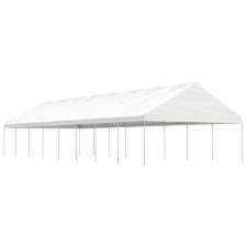 vidaXL fehér polietilén pavilon tetővel 17,84 x 5,88 x 3,75 m kerti bútor