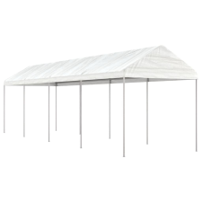 vidaXL fehér polietilén pavilon tetővel 8,92 x 2,28 x 2,69 m kerti bútor