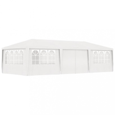 vidaXL Fehér rendezvénysátor oldalfalakkal 4 x 9 m 90 g/m² sátor