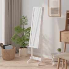 vidaXL fehér szabadon álló tükör 34 x 37 x 146 cm bútor