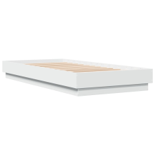 vidaXL fehér szerelt fa ágykeret 100 x 200 cm (839595) ágy és ágykellék