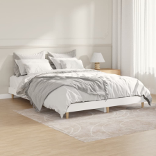 vidaXL fehér szerelt fa ágykeret 140x190 cm ágy és ágykellék